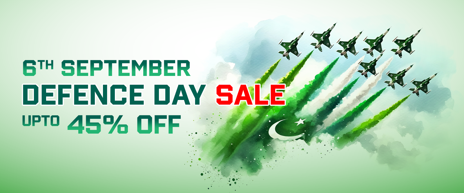 DEFENCE DAY SALE Banner