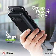 Burraq Fast Power Bank 18W-PD 3.0