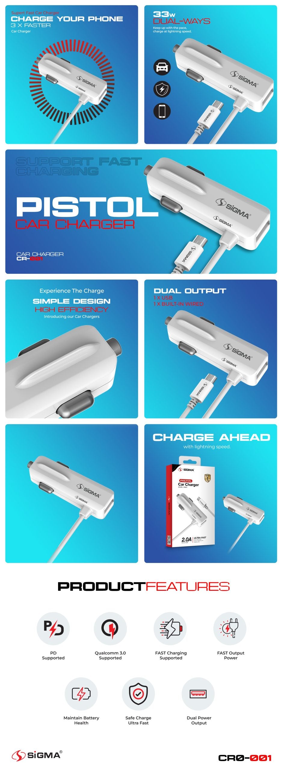 Car Fast Charger SIGMA CR001