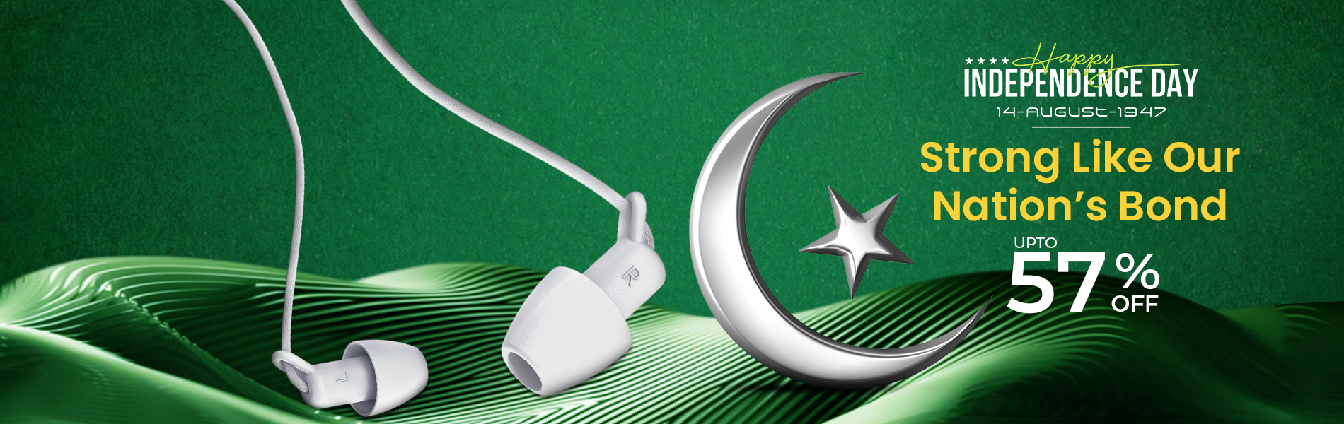 Earphones and Handsfree Banner