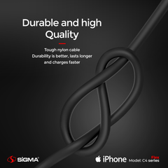 - C2.4A Flex Cable - Lightning (iPhone) C4 - Sigma Lifestylesigmalife.stylevariable