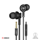 Groove Earphones High Quality S-25 Black