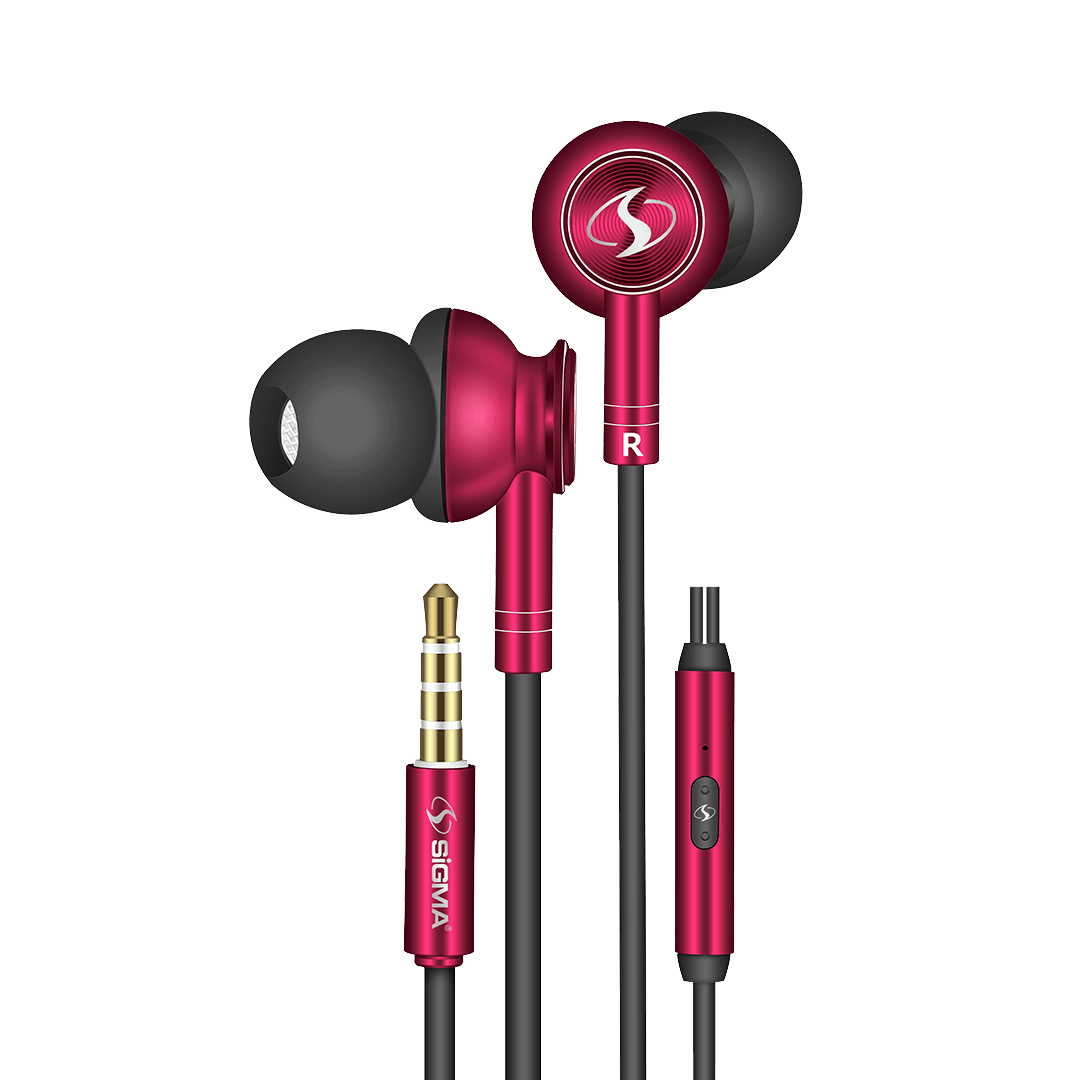 Groove Earphones High Quality S-25 Purple