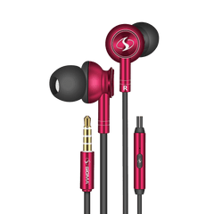 Groove Earphones High Quality S-25 Purple