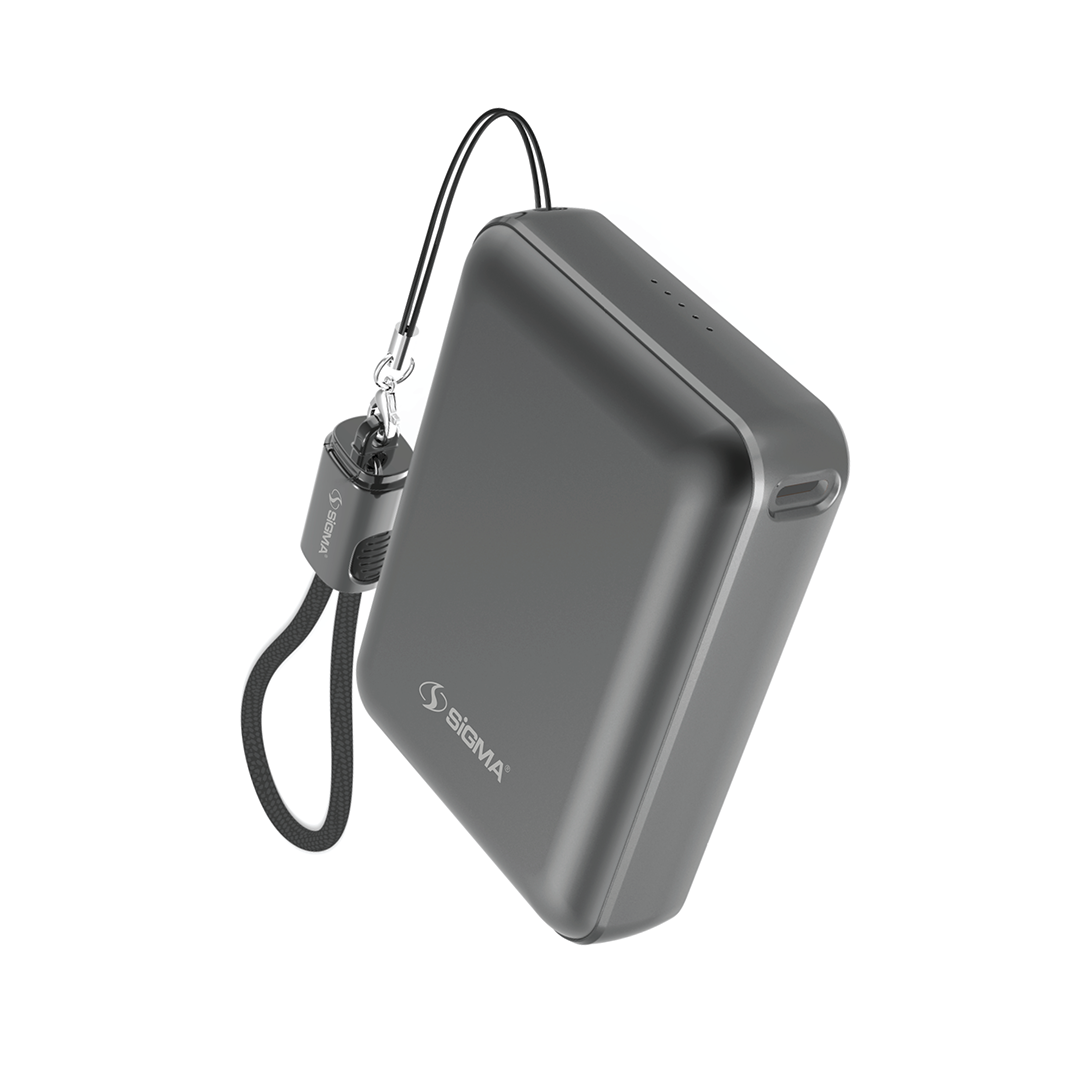 Sigma M-2 BigMini – World's Smallest 20000mAh Power Bank | Credit Card Size | Fast Charging