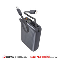 Sigma M4 20000mAh SuperMini Power Bank