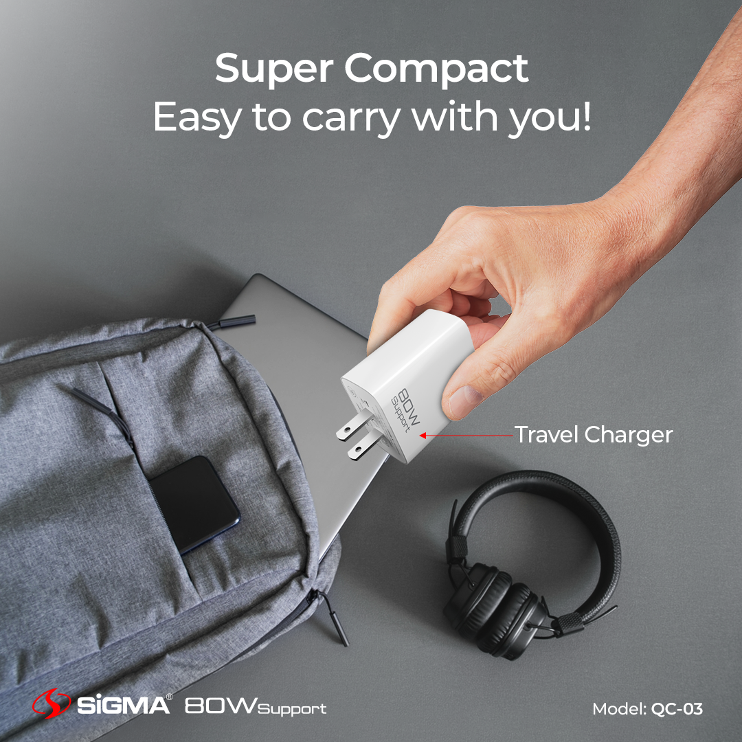 SIGMA NEO POWER 80W QC CHARGER QC-3