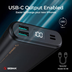Sigma Ababeel Power Bank 20000mAh Peice in Pakistan