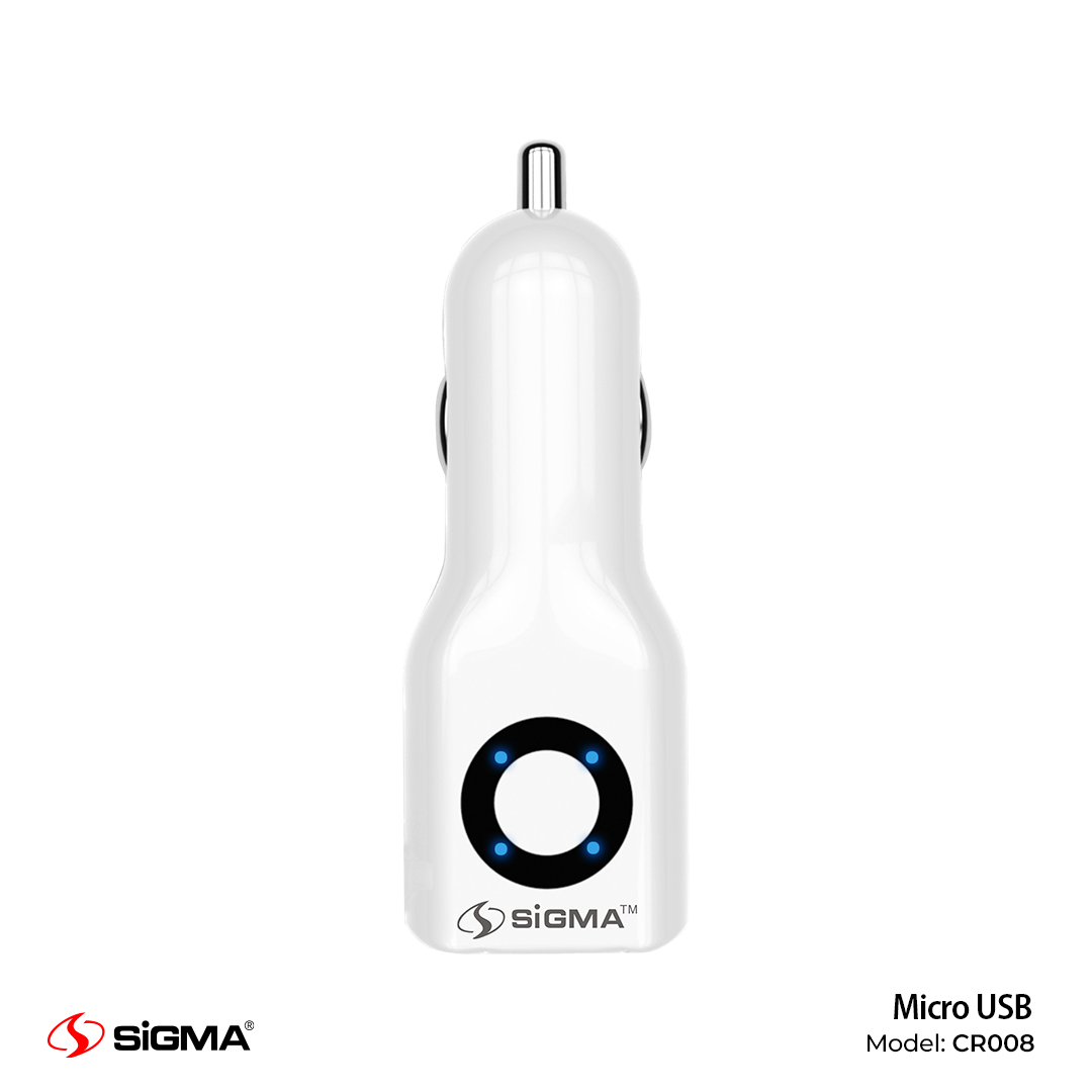 Sigma CR008 Micro Single USB Car Charger
