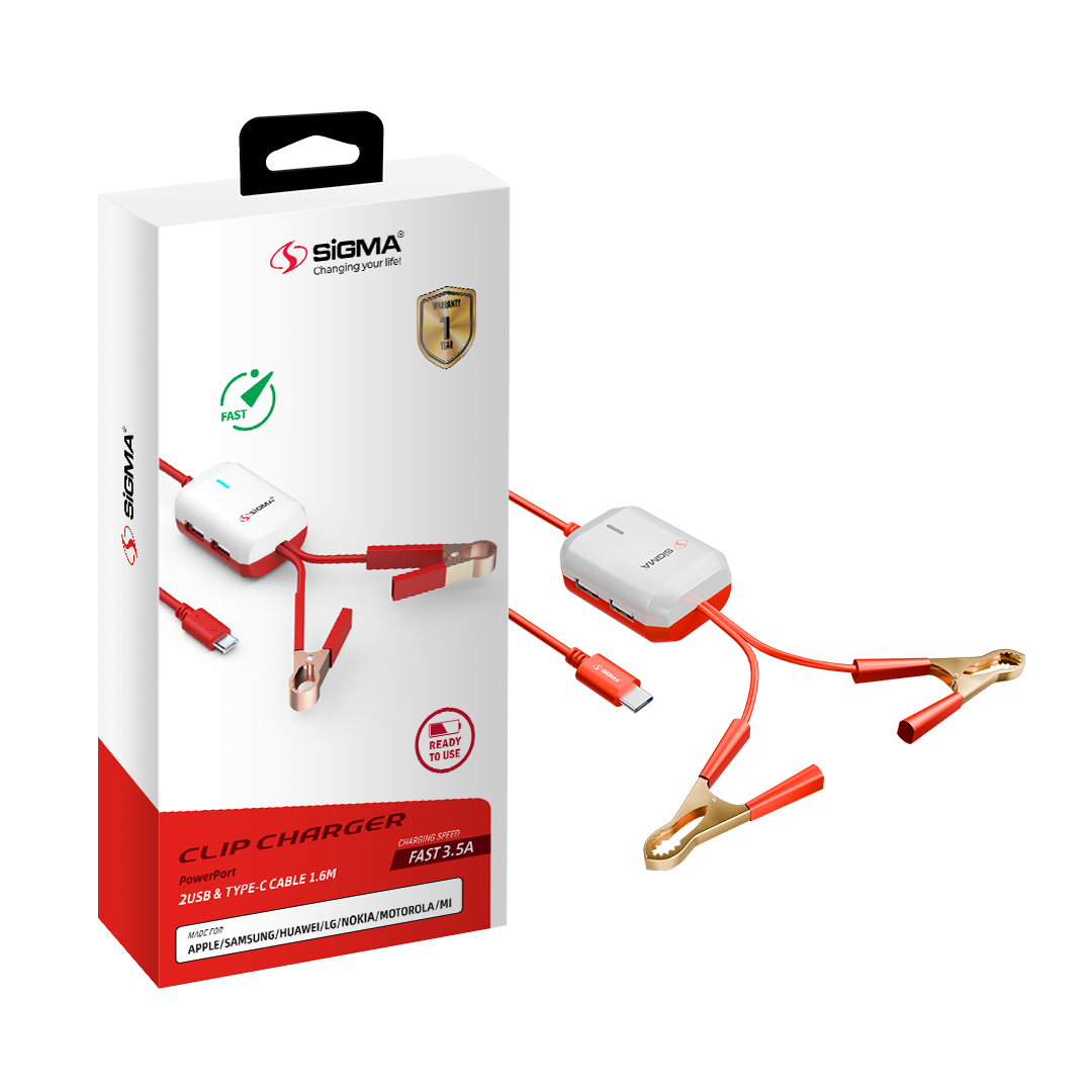 Sigma Clip Charger with 2DC Clamps Clip-1 in Pakistan
