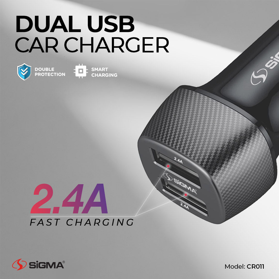 Sigma Fast Car Charger 2.4A CR011