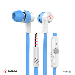 Sigma High Quality Stereo Handsfree S9 Blue