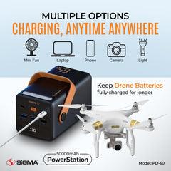 Power Station 65 Watt 50000mah Power Bank in Pakistan