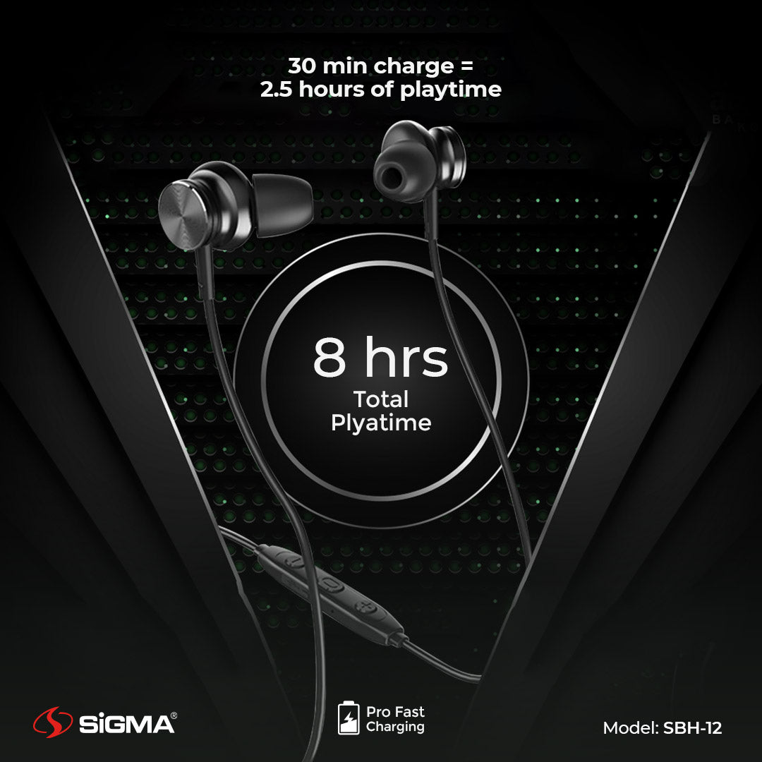 Sigma SBH-12 Wireless Sports Neckband