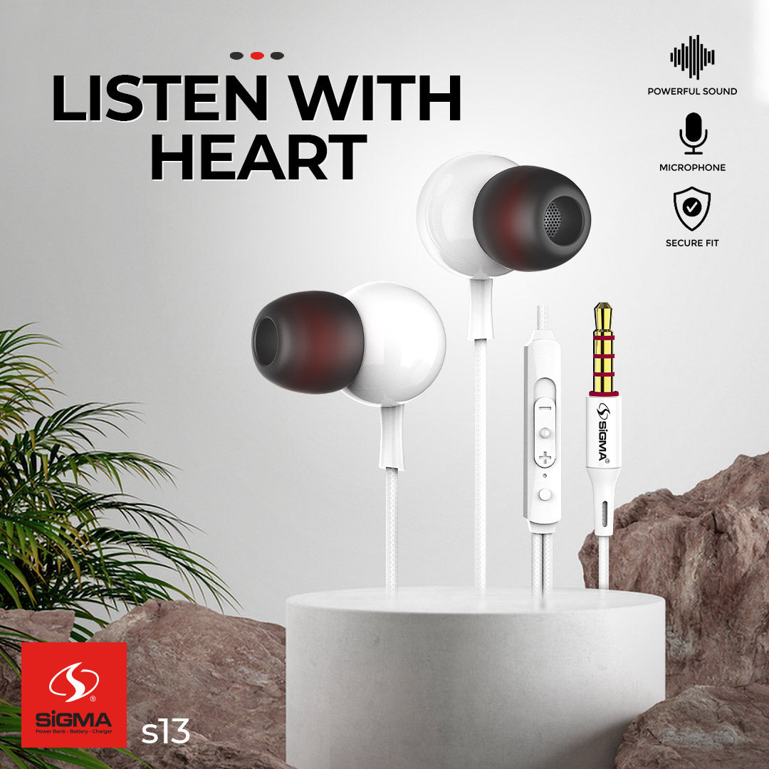 Sigma Stereo Handsfree S13 Price in Pakistan