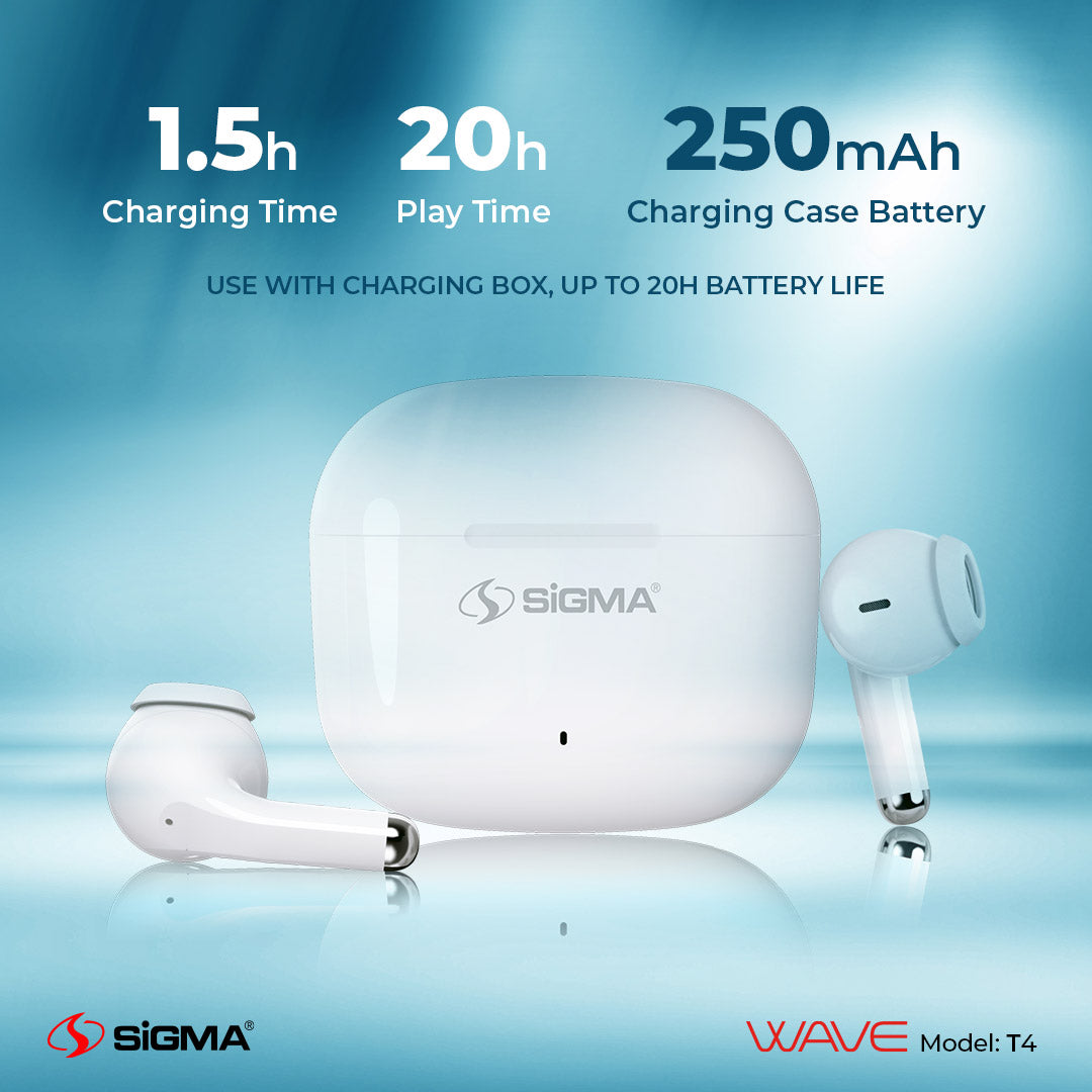 Sigma T4 Best Wireless Earbuds in Pakistan