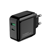 Sigma Turbo-1 PD+QC Fast Charger 25W – Dual Port (USB-A & Type-C) Wall Charger