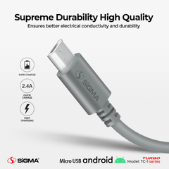Turbo Micro Cable 2.4A Auto Disconnect - TC-1