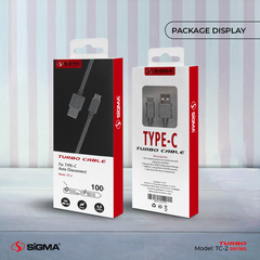 Turbo Type-C Cable 2.4A Auto Disconnect - TC-2