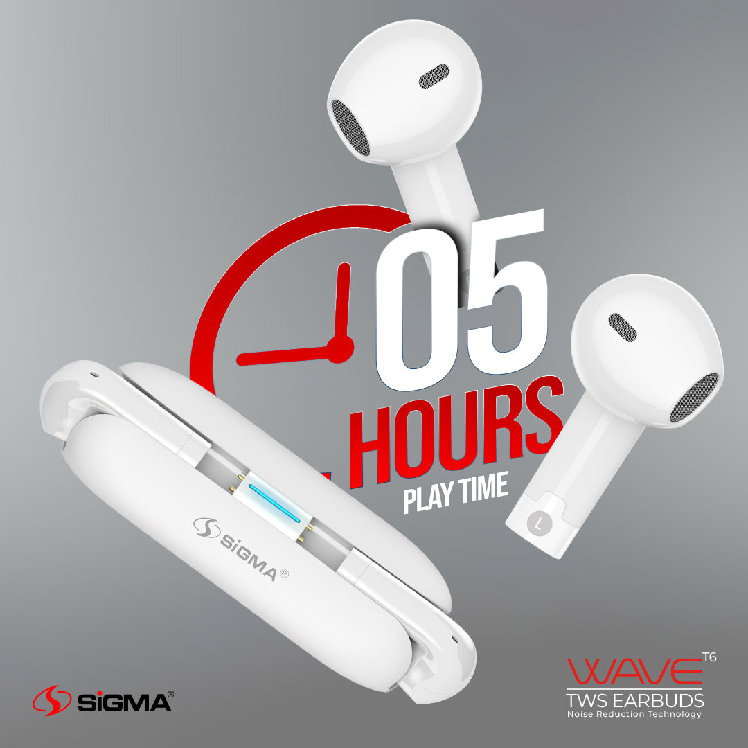 SiGMA wireless Earbuds Wave T6 TWS