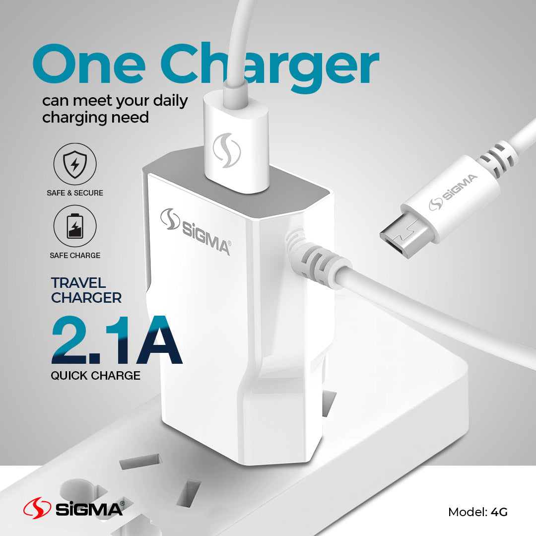 Sigma Travel Charger 4G - Micro