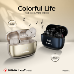 Sigma A-1 Wireless Earbuds with ANC+ENC, Transparency, Gaming & Music Modes – Best Noise Cancelling Earbuds in Pakistan