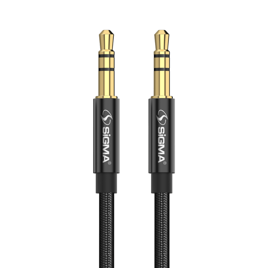 Sigma AUX Stereo Audio Cable - AUX - 01 - Sigma Lifestylesigmalife.stylesimple