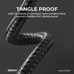 Sigma AUX Stereo Audio Cable - AUX - 01 - Sigma Lifestylesigmalife.stylesimple