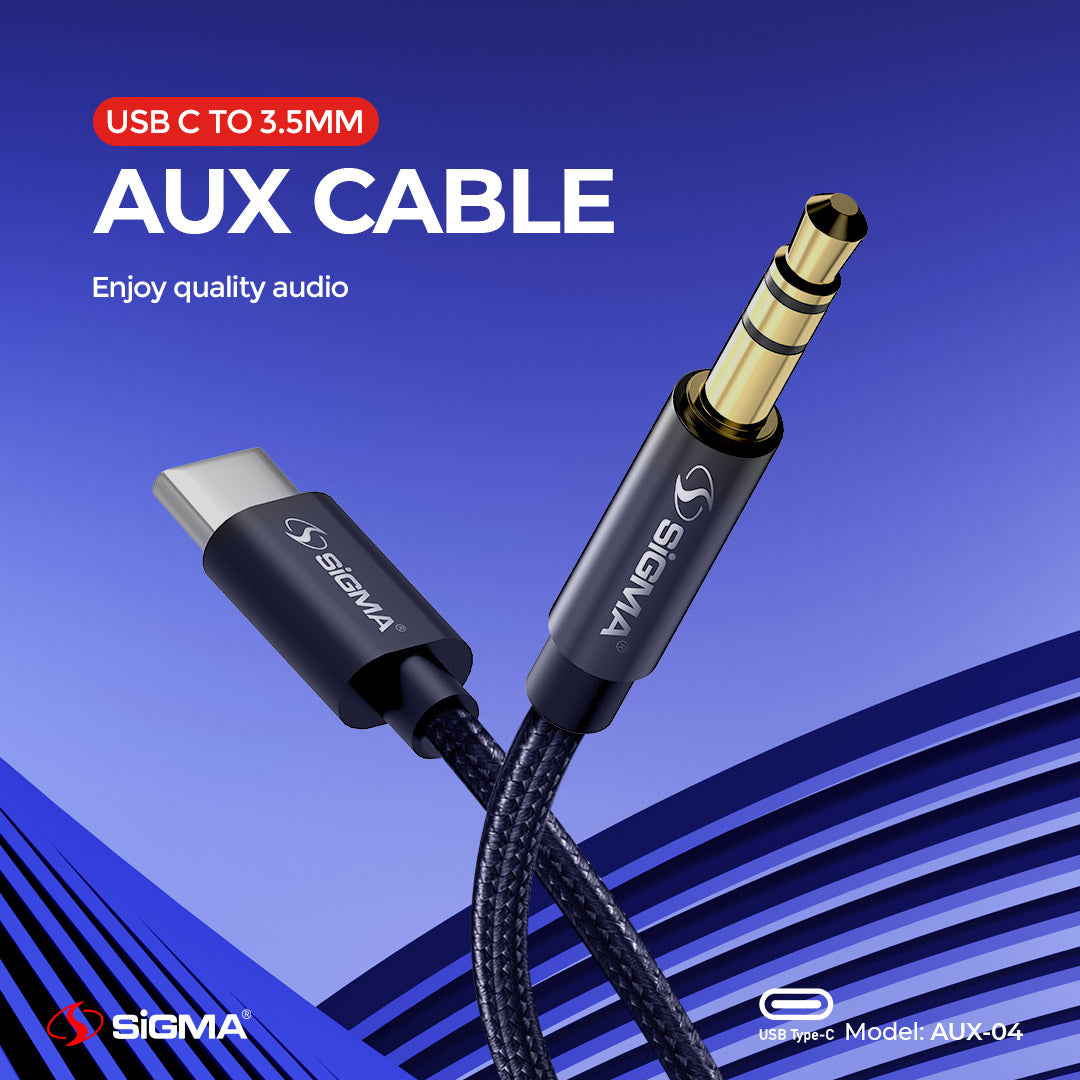 USB Type C to 3.5mm Audio Cable AUX-04