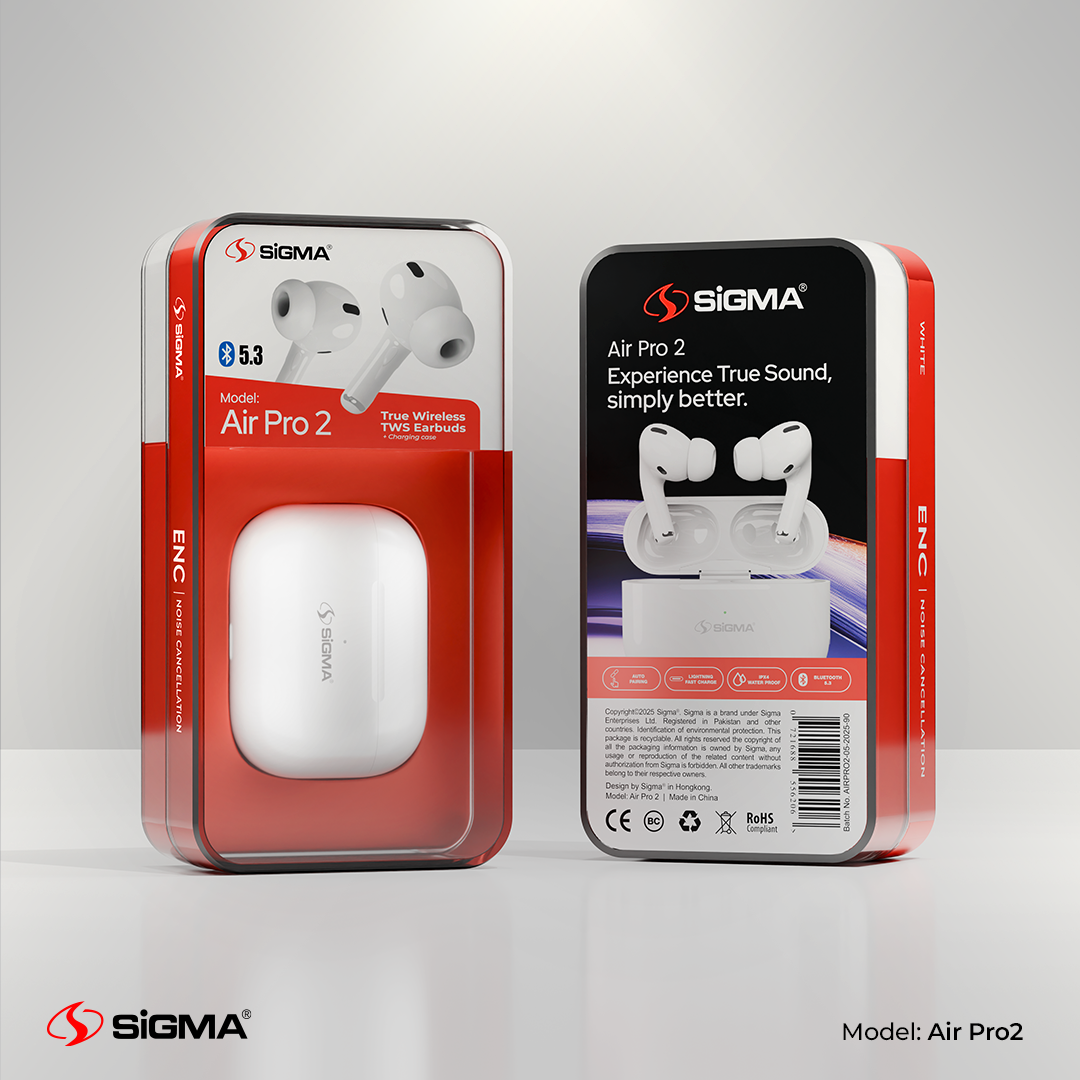 Buy Sigma Wireless Earbuds Air Pro Online in Pakistan
