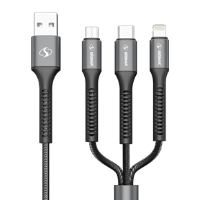 C6 3 in 1 BRAIDED CABLE