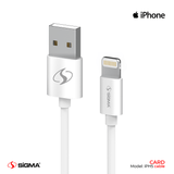 Lightning (iPhone) 3A Charge + Sync 2in1 Data Card Cable - Sigma LifestyleSigma Lifestyle