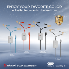 Sigma Clip Charger with 2DC Clamps Clip-1 (TYPE-C)