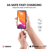 Easy Series Rapid Charging 2A Cable – Lightning (iPhone) - Sigma LifestyleSigma Lifestyle