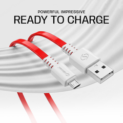 Sigma Micro Flat Cable F1 – 2.4A Fast Charging USB to Micro USB Cable for Android