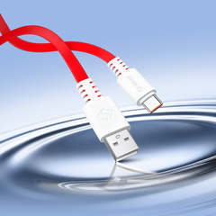 Sigma Type-C Flat Cable F1 – 3A Fast Charging USB to Type-C Cable for Android