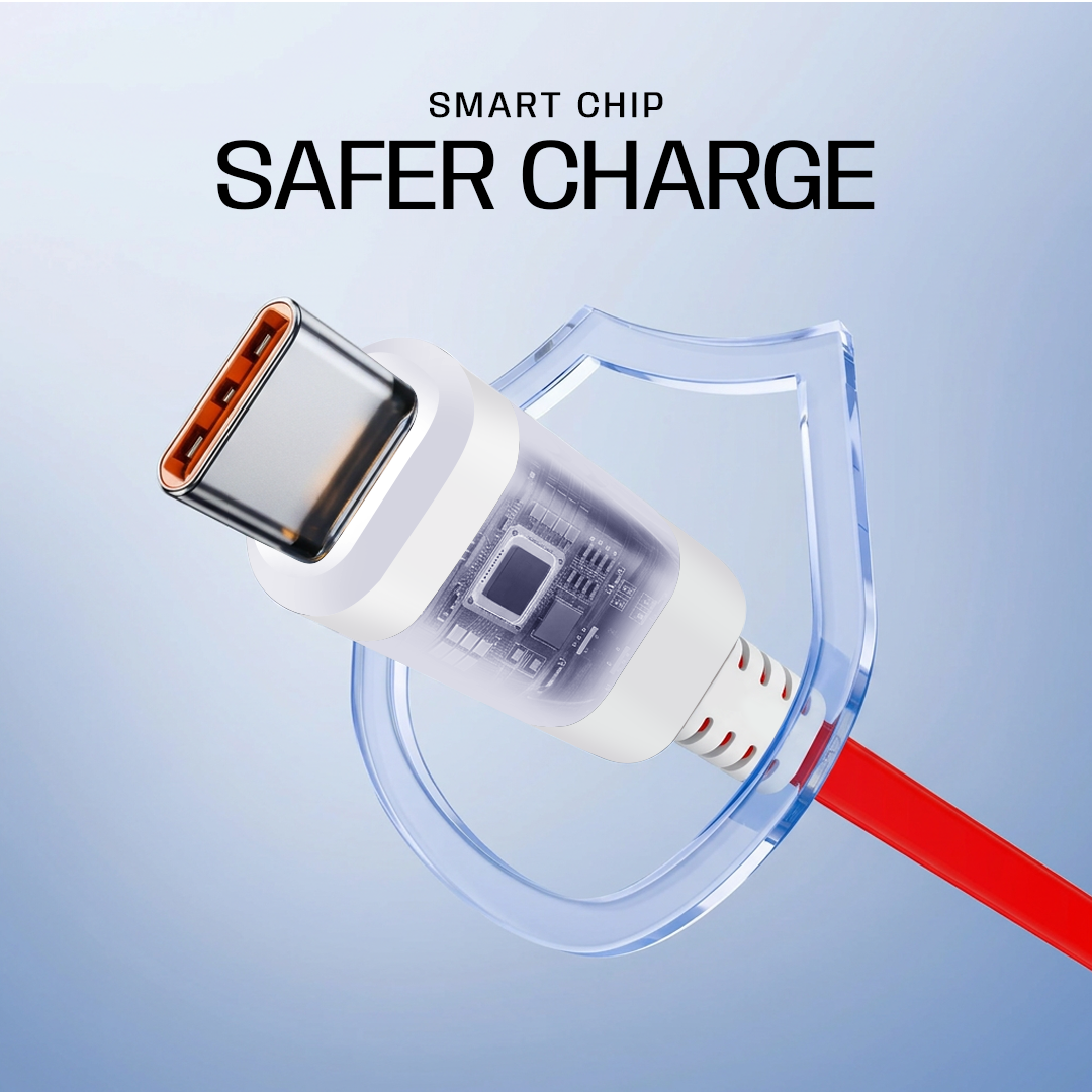 Sigma Type-C Flat Cable F1 – 3A Fast Charging USB to Type-C Cable for Android