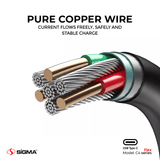 Flex Type - C Cable - 2.4A Auto Disconnect - C4 - Sigma Lifestylesigmalife.stylevariable