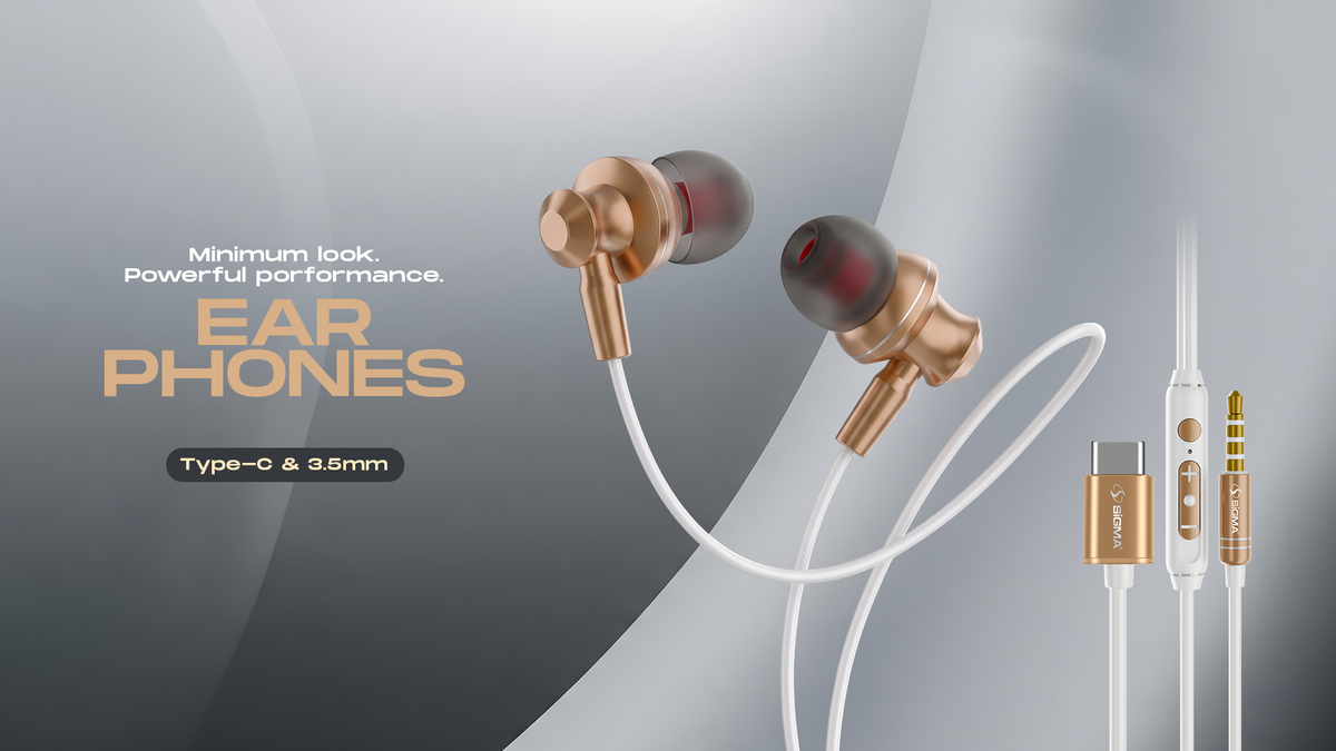Sigma earphones and Handsfree banner