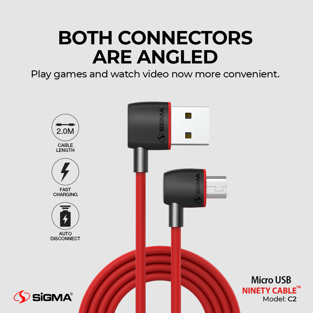 Ninety Cable Micro Auto Disconnect C2 - Sigma LifestyleSigma Lifestyle