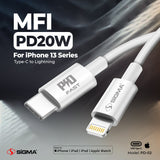 Sigma 20W Fast Charging Cable PD2 - Sigma Lifestylesigmalife.stylesimple