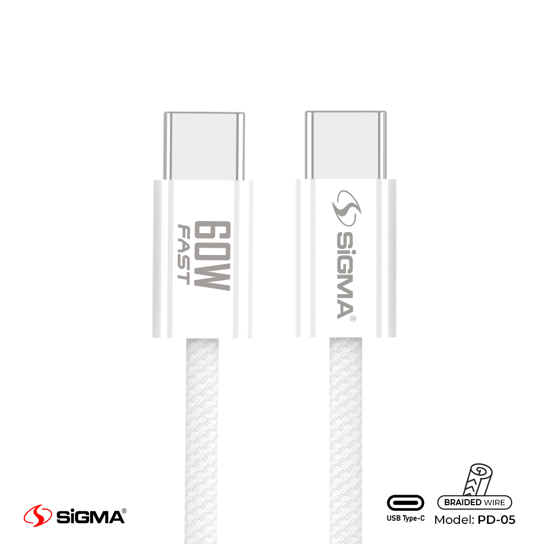 SiGMA 60W PD SERIES CABLE C to C Model: PD-5