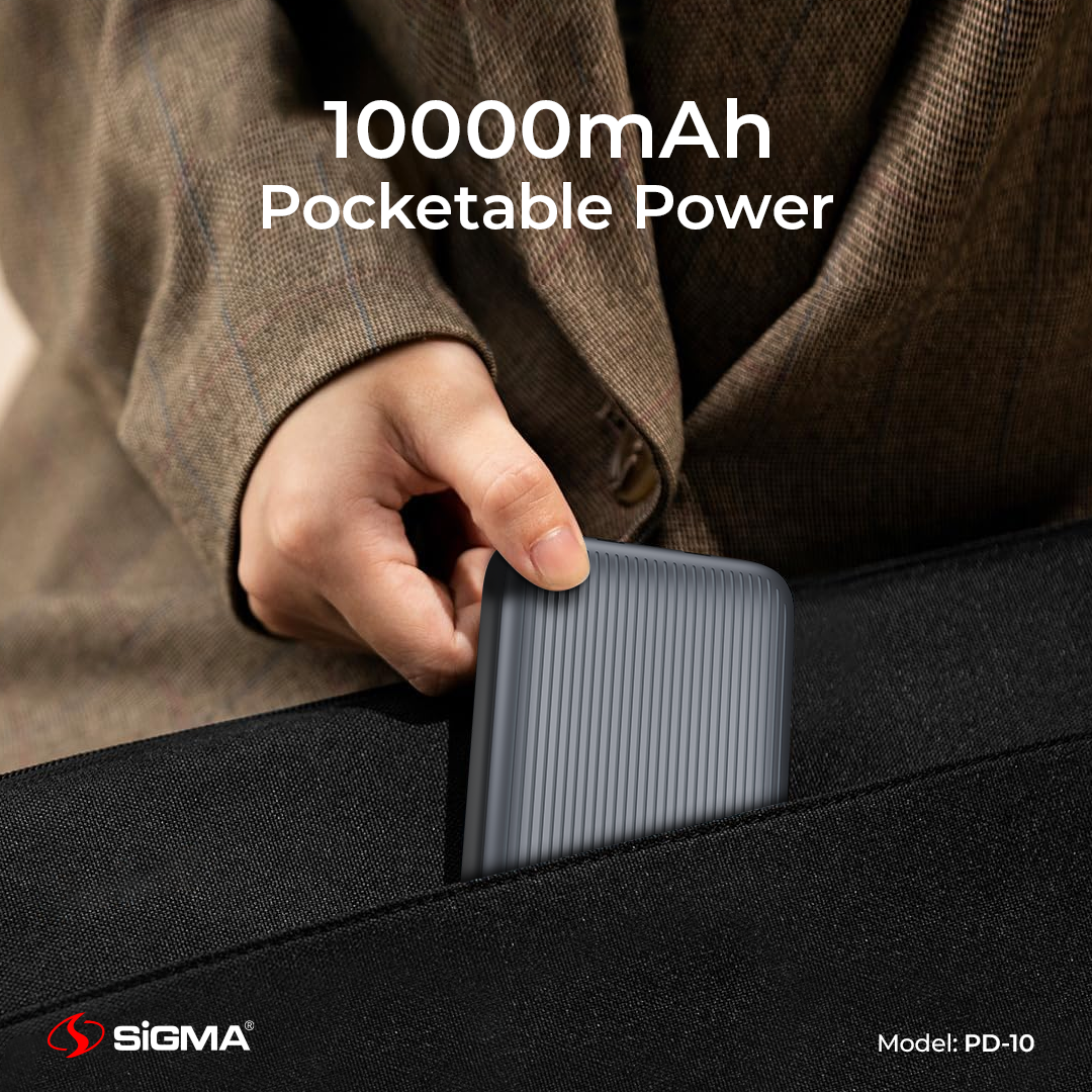 SIGMA 4 IN 1 10000 mAh Power Bank PD-10