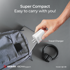 SIGMA NEO POWER 80W QC CHARGER QC-3