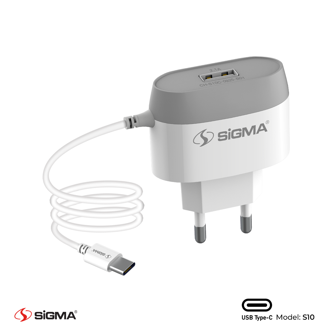 Sigma S10 Built-in Type-C Cable Charger 10W