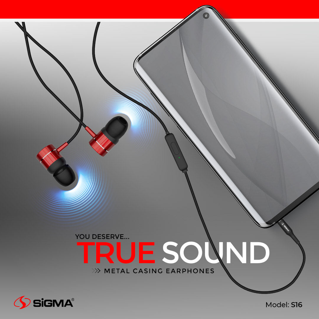 Sigma Earphones S-16