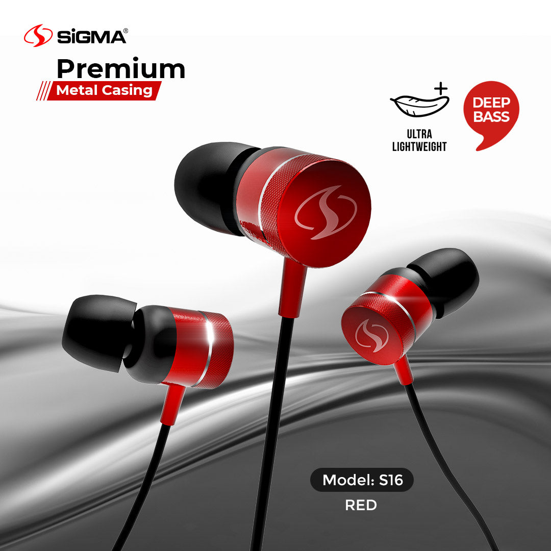 Sigma Earphones S-16