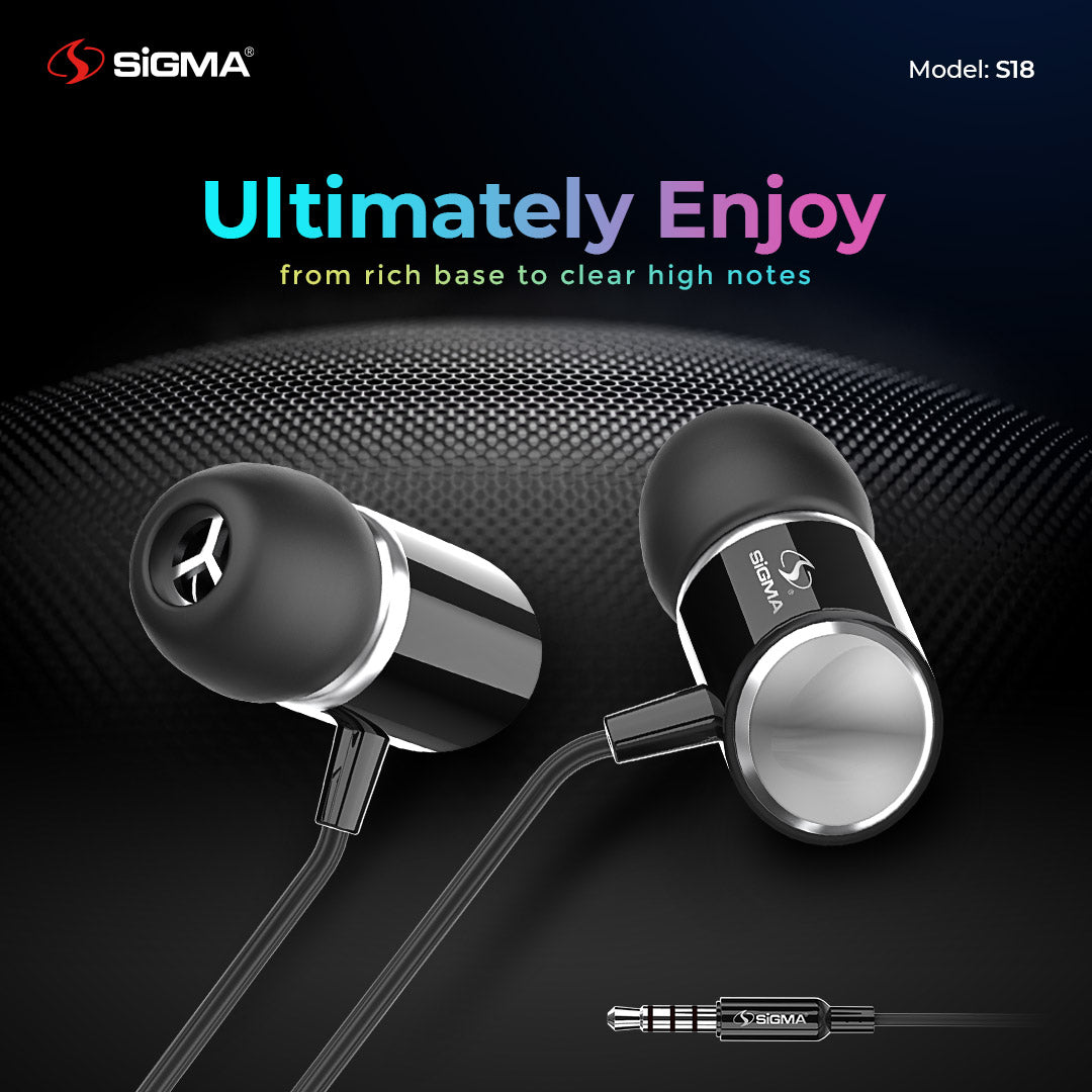 Sigma Earphones S18