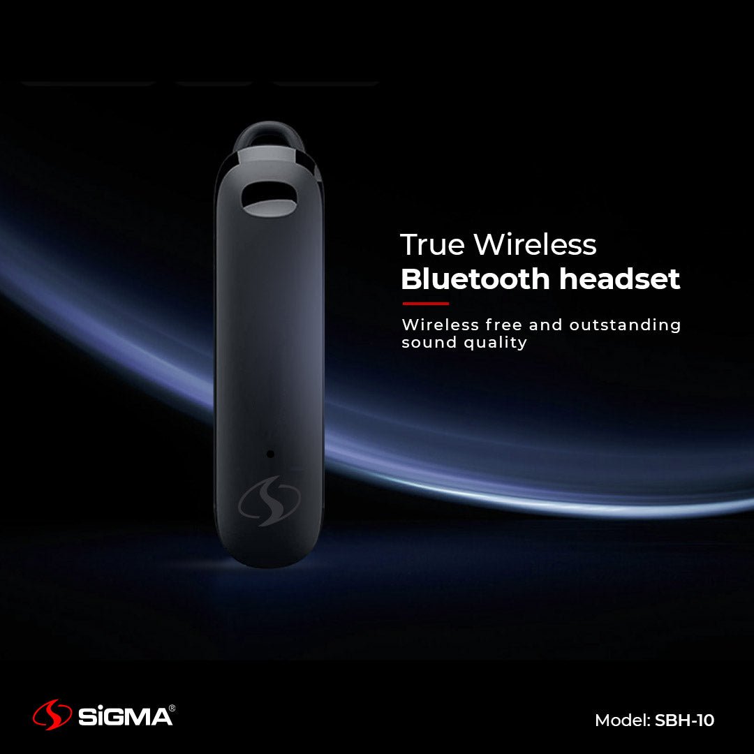 Elite Class Bluetooth Headset SBH - 10 - Sigma Lifestylesigmalife.stylevariable