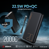 SIGMA SC-95 POWER BANK (20,000mAh) Ghauri-2